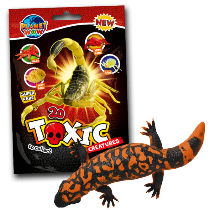 Toxic Creatures Sammelfiguren - Planet Wow - Figur 13. Gila-Krustenechse