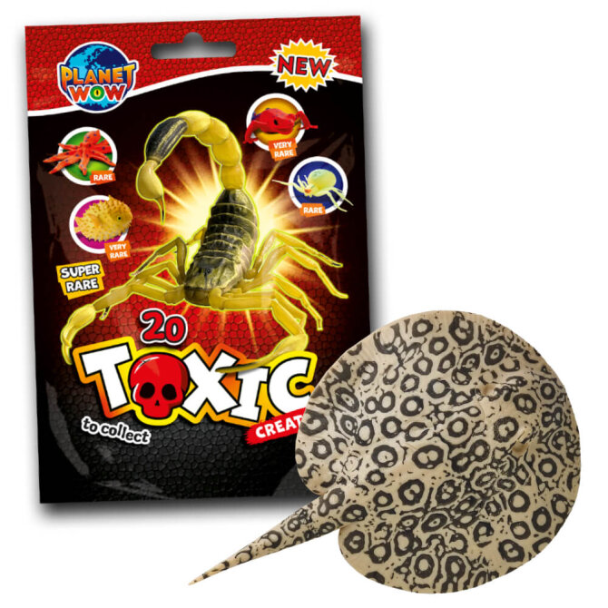Toxic Creatures Sammelfiguren - Planet Wow - Figur 17. Perlenrochen