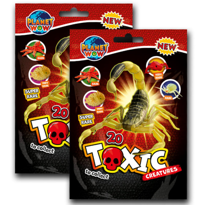 Toxic Creatures Sammelfiguren - Planet Wow Figur - 2 Tüten