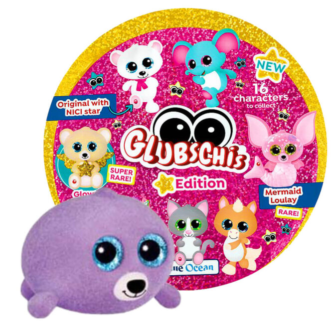 Blue Ocean Glubschis Sammelfiguren Stern Serie 5 - Glubschi Glitzer - Figur Bubbla