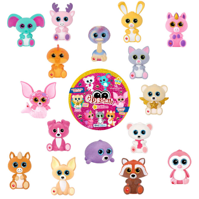 Glubschis Sammelfiguren Stern Serie 5 - Glubschi Glitzer Figur - Alle 16 Figuren
