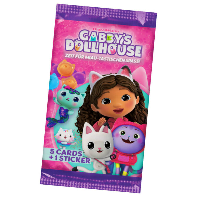 Gabby’s Dollhouse Karten - Trading Cards Sammelkarten - 1 Booster