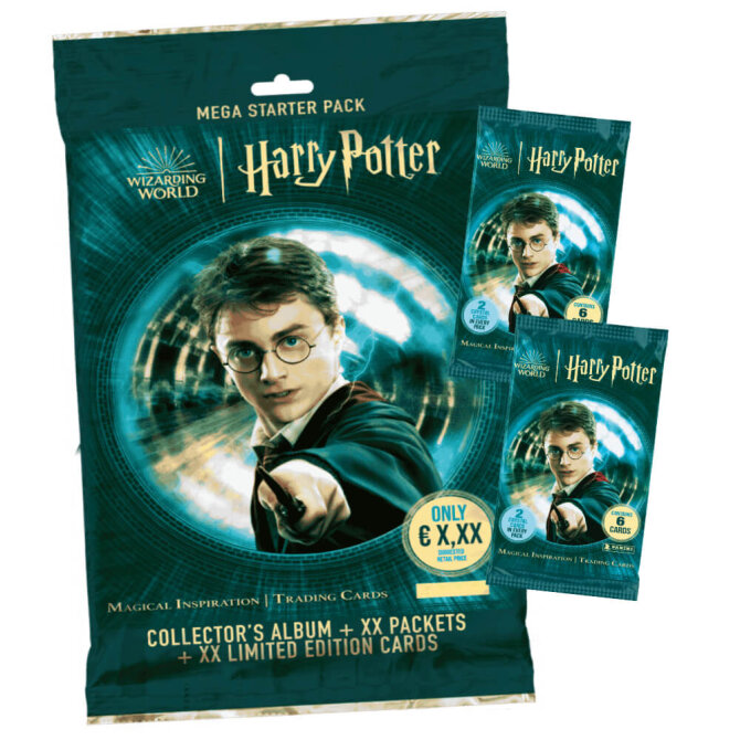 Harry Potter Karten - Magical Inspiration Trading Cards Sammelkarten - 1 Starter + 2 Booster