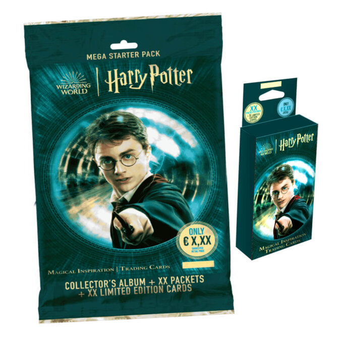 Harry Potter Karten - Magical Inspiration Trading Cards Sammelkarten - 1 Starter + 1 Blister