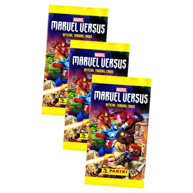 Marvel Versus Karten - Trading Cards (2022) - 3 Booster Sammelkarten