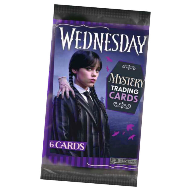 Panini Wednesday Karten - Mystery Trading Cards Sammelkarten - 1 Booster