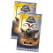 Jurassic World Karten - ROAR! Trading Cards Sammelkarten - 2 Booster