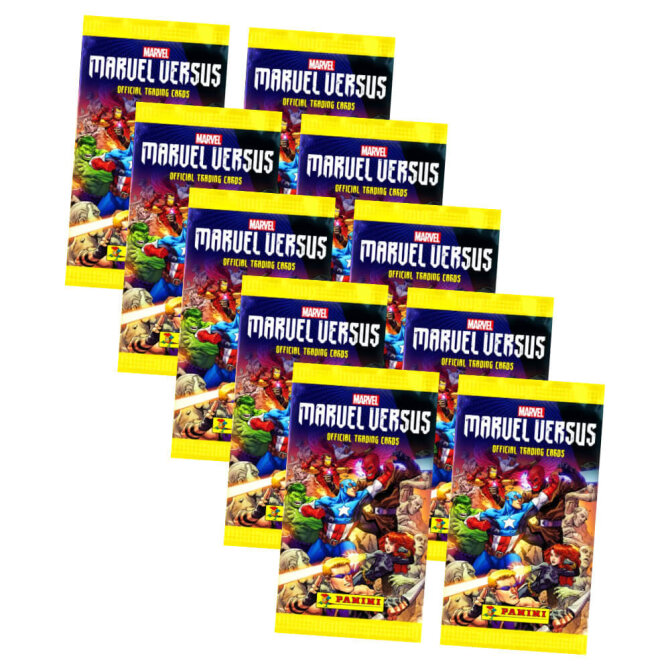 Marvel Versus Karten - Trading Cards (2022) - 10 Booster Sammelkarten