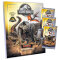Jurassic World Karten - ROAR! Trading Cards Sammelkarten - 1 Mappe + 3 Booster