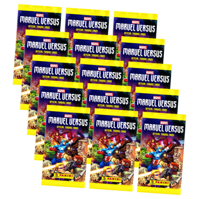 Marvel Versus Karten - Trading Cards (2022) - 15 Booster Sammelkarten