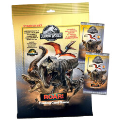 Jurassic World Karten - ROAR! Trading Cards Sammelkarten...