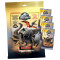 Jurassic World Karten - ROAR! Trading Cards Sammelkarten - 1 Starter + 4 Booster