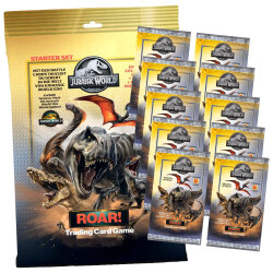 Jurassic World Karten - ROAR! Trading Cards Sammelkarten...