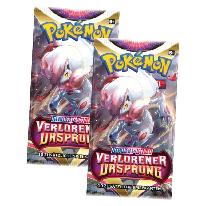 Pokemon Schwert & Schild 11 - Verlorener Ursprung SWSH11 - Deutsch - 2 Booster