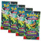 Pokemon Karten Karmesin & Purpur - Maskerade im Zwielicht Trading Cards - 4 Booster