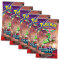Pokemon Karten Karmesin & Purpur - Gewalten der Zeit Trading Cards - 5 Booster
