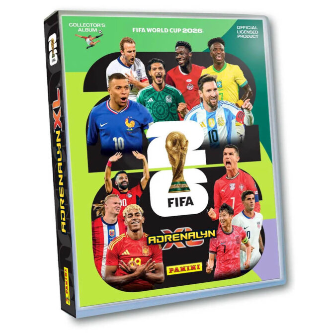 Fifa World Cup 2026 Adrenalyn XL - WM Trading Cards Sammelkarten - 1 Sammelmappe
