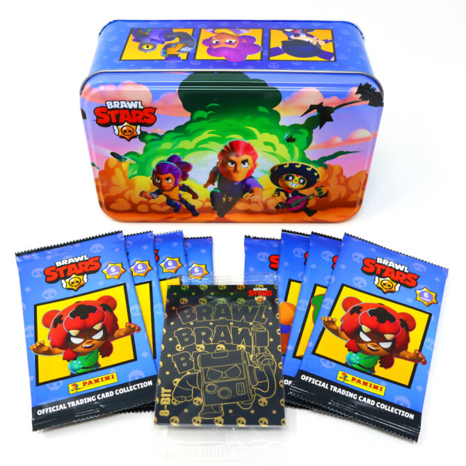 Panini Brawl Stars Karten - Sammelkarten Trading Cards - 1 Tin Dose XXL