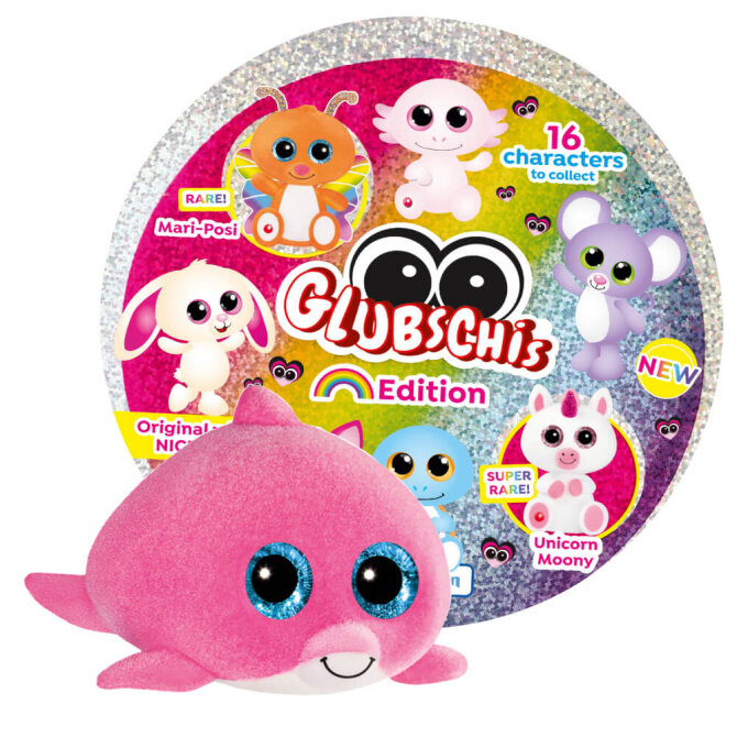 Blue Ocean Glubschis Sammelfiguren Rainbow Serie 6 - Glubschi Glitzer - Figur Finlay