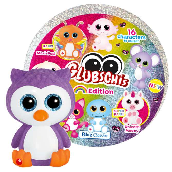 Blue Ocean Glubschis Sammelfiguren Rainbow Serie 6 - Glubschi Glitzer - Figur Jolina