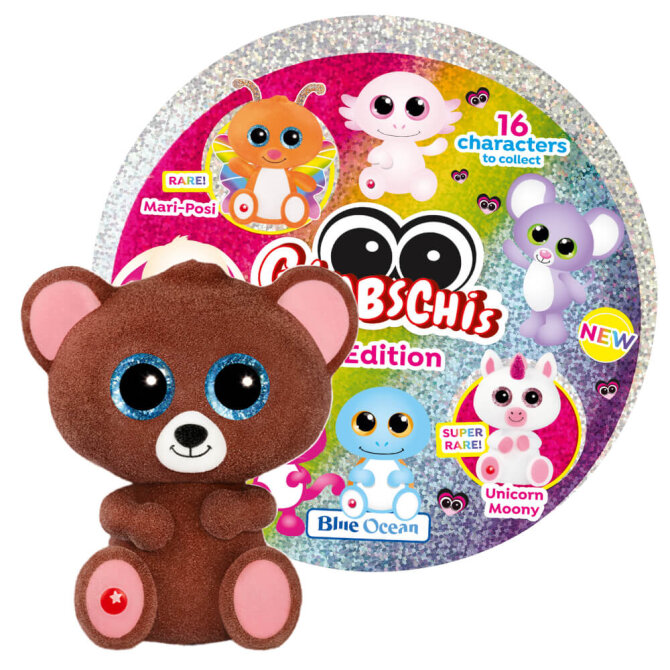 Blue Ocean Glubschis Sammelfiguren Rainbow Serie 6 - Glubschi Glitzer - Figur Mr Cuddles