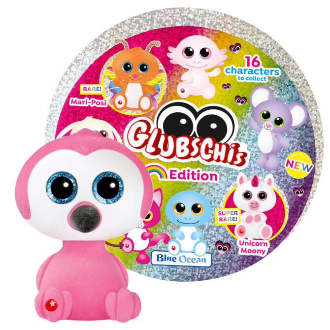 Blue Ocean Glubschis Sammelfiguren Rainbow Serie 6 - Glubschi Glitzer - Figur Tulpa