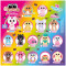 Blue Ocean Glubschis Sammelfiguren Rainbow Serie 6 - Glubschi Glitzer Figur - 4 Tüten