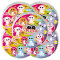 Blue Ocean Glubschis Sammelfiguren Rainbow Serie 6 - Glubschi Glitzer Figur - 5 Tüten