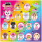 Glubschis Sammelfiguren Rainbow Serie 6 - Glubschi Glitzer Figur - 1 Display (20 Tüten)