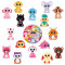 Glubschis Sammelfiguren Rainbow Serie 6 - Glubschi Glitzer Figur - Alle 16 Figuren