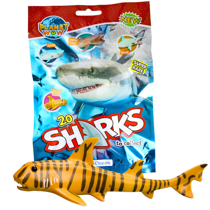 Blue Ocean Sharks Sammelfiguren 2026 - Planet Wow Hai - Figur 2. Zebra-Stierkopfhai