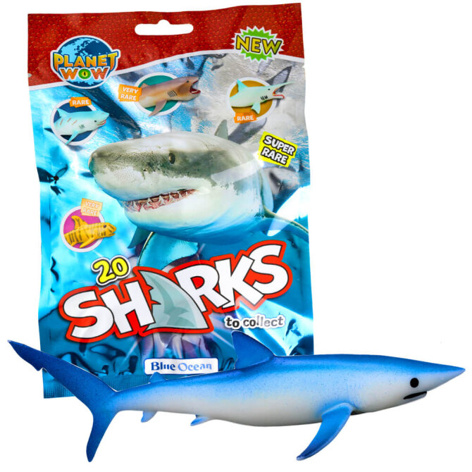 Blue Ocean Sharks Sammelfiguren 2026 - Planet Wow Hai - Figur 9. Blauer Hai