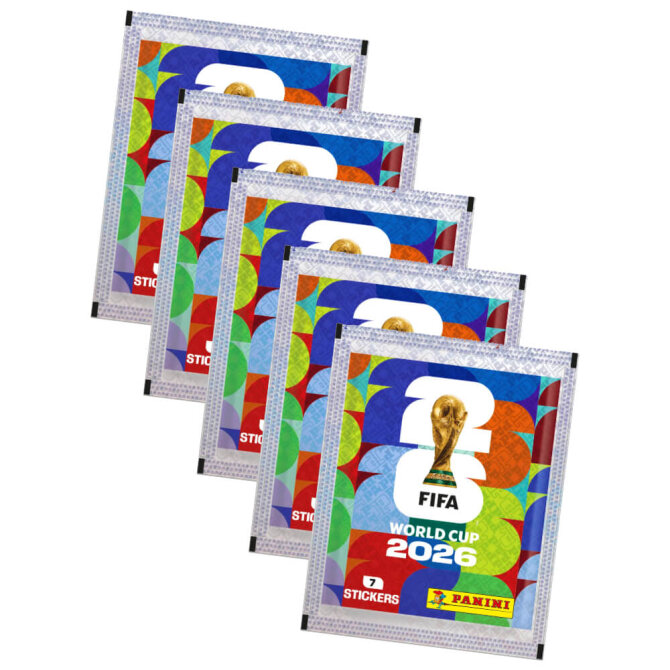 Fifa World Cup 2026 Sticker - WM Sammelsticker - 5 Tüten