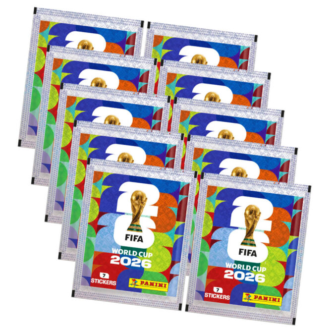 Fifa World Cup 2026 Sticker - WM Sammelsticker - 10 Tüten