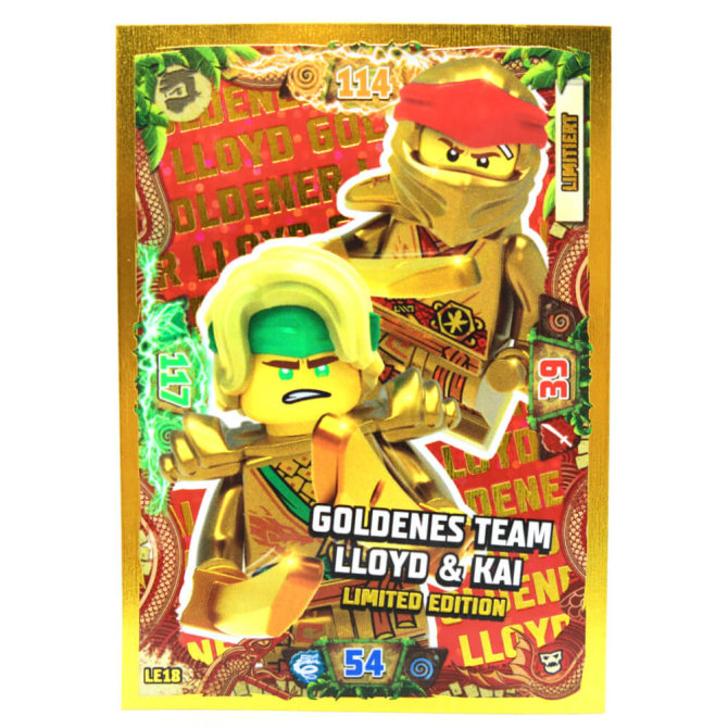 Lego Ninjago Karten Trading Cards Serie 6 - Die Insel Next Level (2022) - Gold Karte LE18