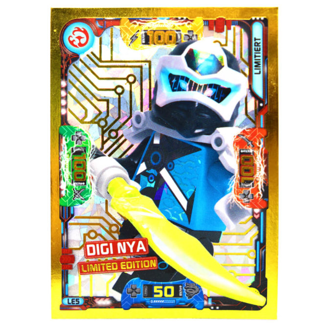 Lego Ninjago Karten Trading Cards Serie 5 - Sammelkarten - Gold Karte LE5