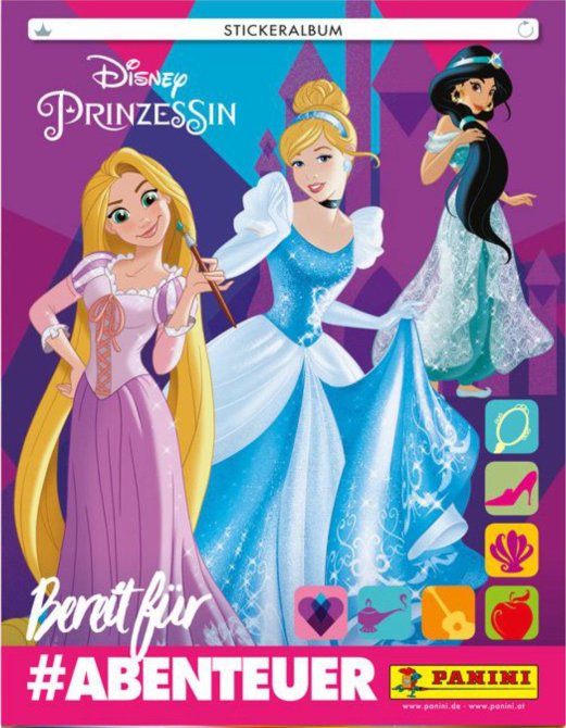Disney Prinzessin - Bereit f&uuml;r Abenteuer - 2019 - 1 Album - Sammelsticker