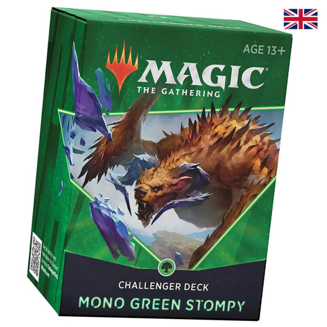 MTG Magic the Gathering - Mono Green Stompy - 1 Challenger Deck - Englisch