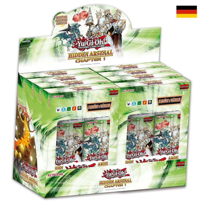 YGO Yu-Gi-Oh! Hidden Arsenal - Chapter 1 Display (8 Boxen) - Deutsch