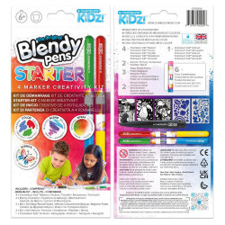 Blendy Pens Blend &amp; Spray Set mit 4 Filzstifte + 2...