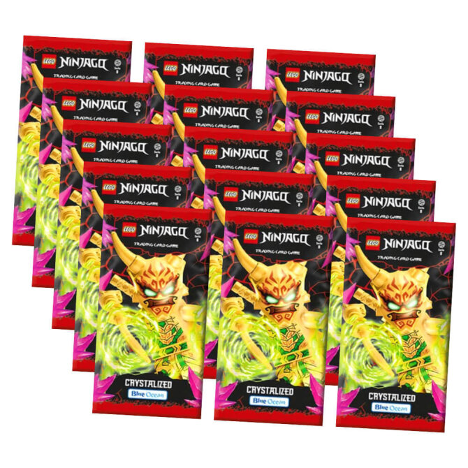 Lego Ninjago Karten Trading Cards Serie 8 - CRYSTALIZED (2023) - 15 Booster Sammelkarten