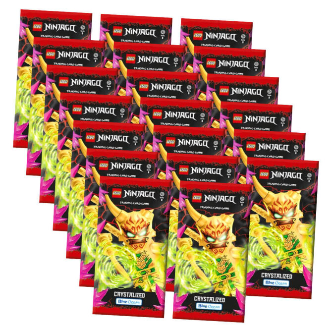 Lego Ninjago Karten Trading Cards Serie 8 - CRYSTALIZED (2023) - 20 Booster Sammelkarten