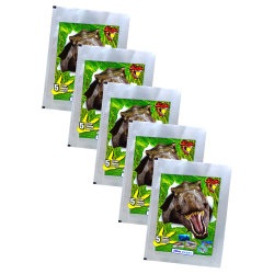 Dinosaurier Sticker Kollektion 2022 - 5 Tüten...