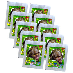 Dinosaurier Sticker Kollektion 2022 - 10 Tüten...