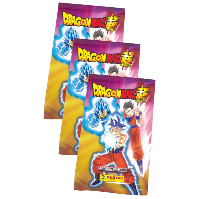 Panini Dragon Ball Super Karten (2022) - Trading Cards Sammelkarten - 3 Booster