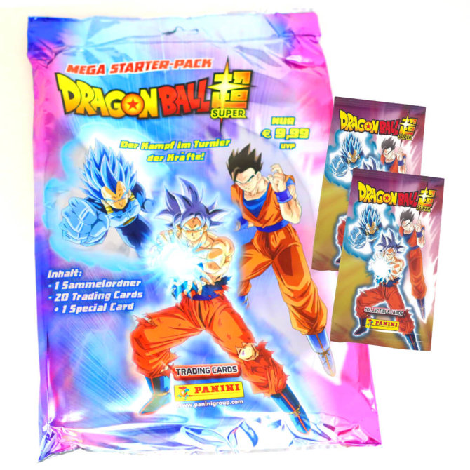 Panini Dragon Ball Super Karten (2022) - Trading Cards Sammelkarten - 1 Starter + 2 Booster