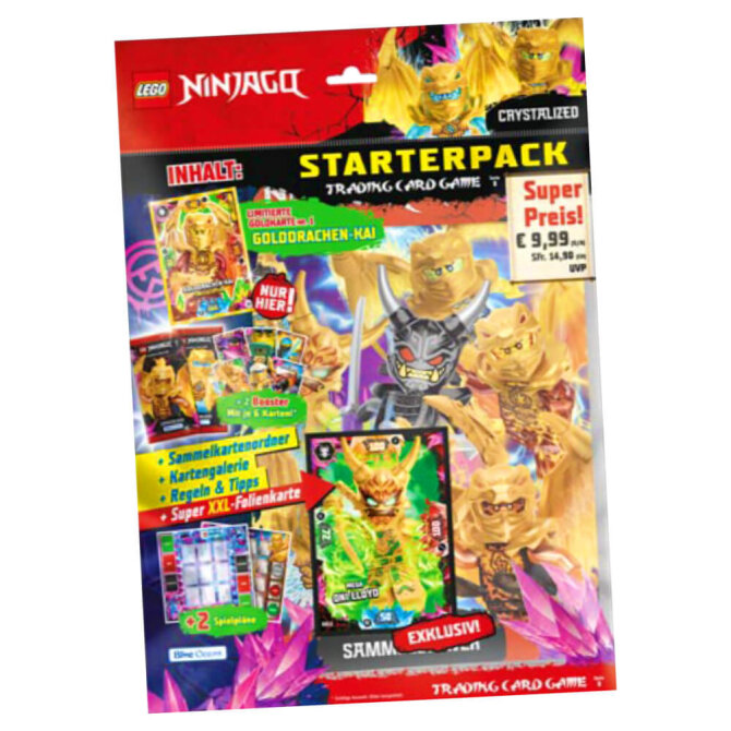 Lego Ninjago Karten Trading Cards Serie 8 - CRYSTALIZED (2023) - 1 Starter Sammelkarten