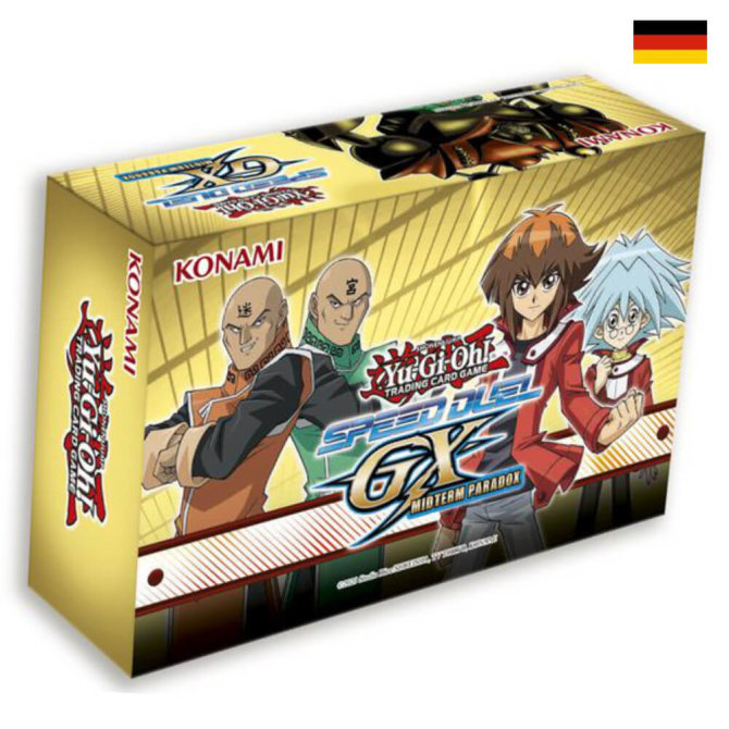 YGO Yu-Gi-Oh! 1 Speed Duel GX: Midterm Paradox Mini Box - Karten Sammelkarten - Deutsch