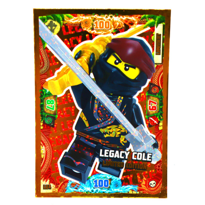 Lego Ninjago Karten Trading Cards Serie 6 - Die Insel (2021) - Gold Karte LE4