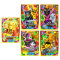 Lego Ninjago Karten Trading Cards Serie 8 - CRYSTALIZED (2023) - LE21 + LE22 + LE23 + LE24 + LE1 Gold Sammelkarten
